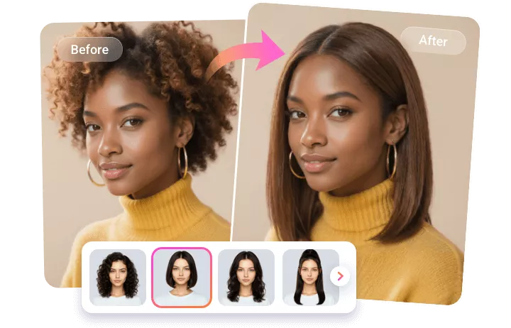 Diverses coiffures par IA à découvrir